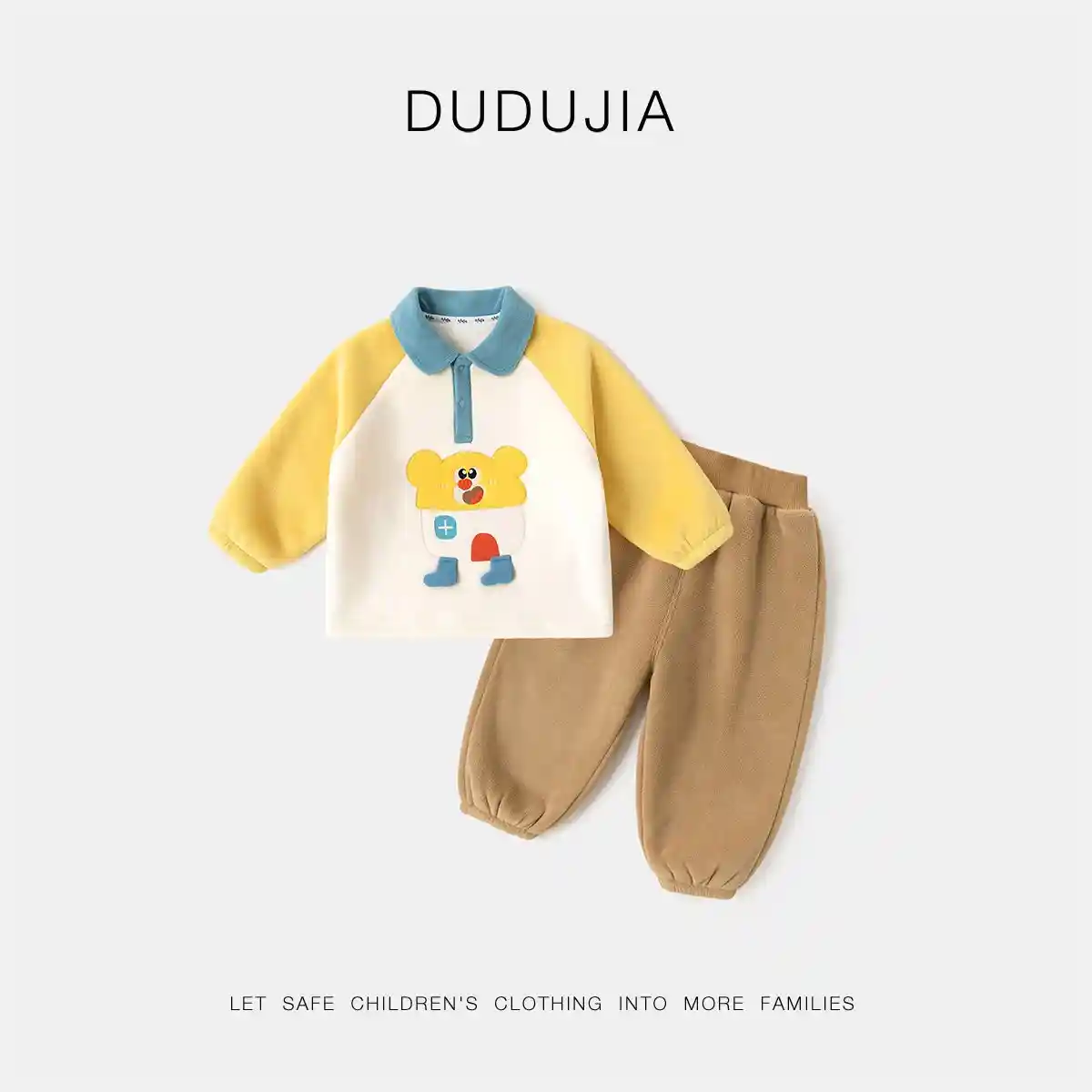 嘟嘟家儿童POLO套装全新上市，时尚童趣抢先看