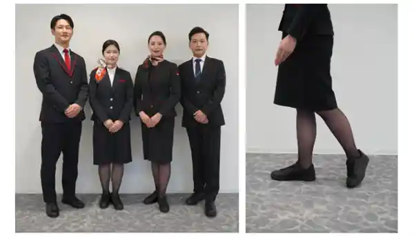 日航新规定：空姐可穿运动鞋执勤，时尚与舒适并存