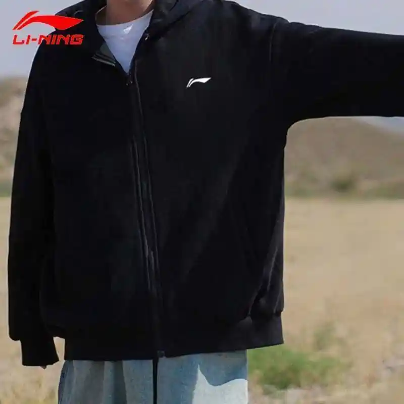 李宁2025新款男款连帽卫衣震撼登场，潮流新势力来袭