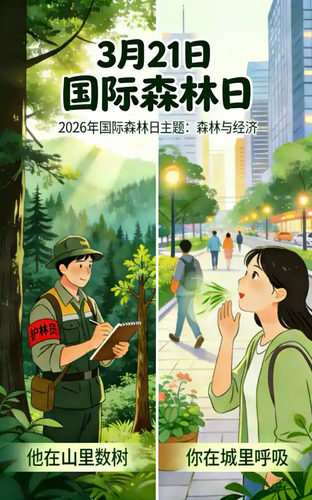 绿动呼吸：国际森林日，守护每一口清新